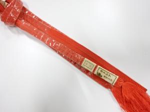 未使用品　正絹　手組帯締め（長尺）